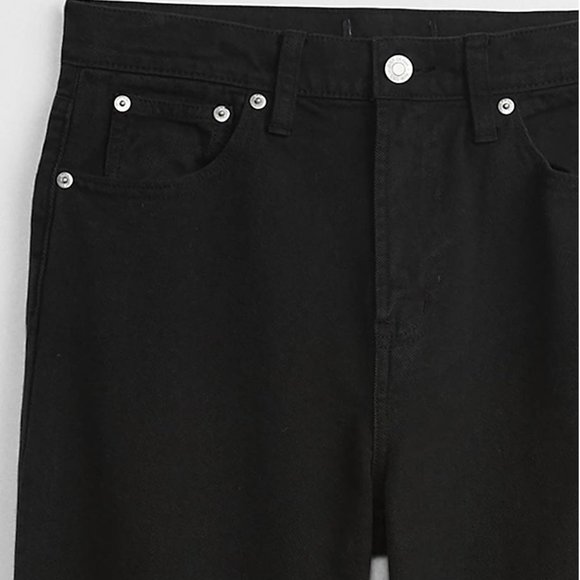 NWT GAP sz 20 / 30R High Rise Wide-Leg Jeans with Washwell Raw Hem - Picture 3 of 7